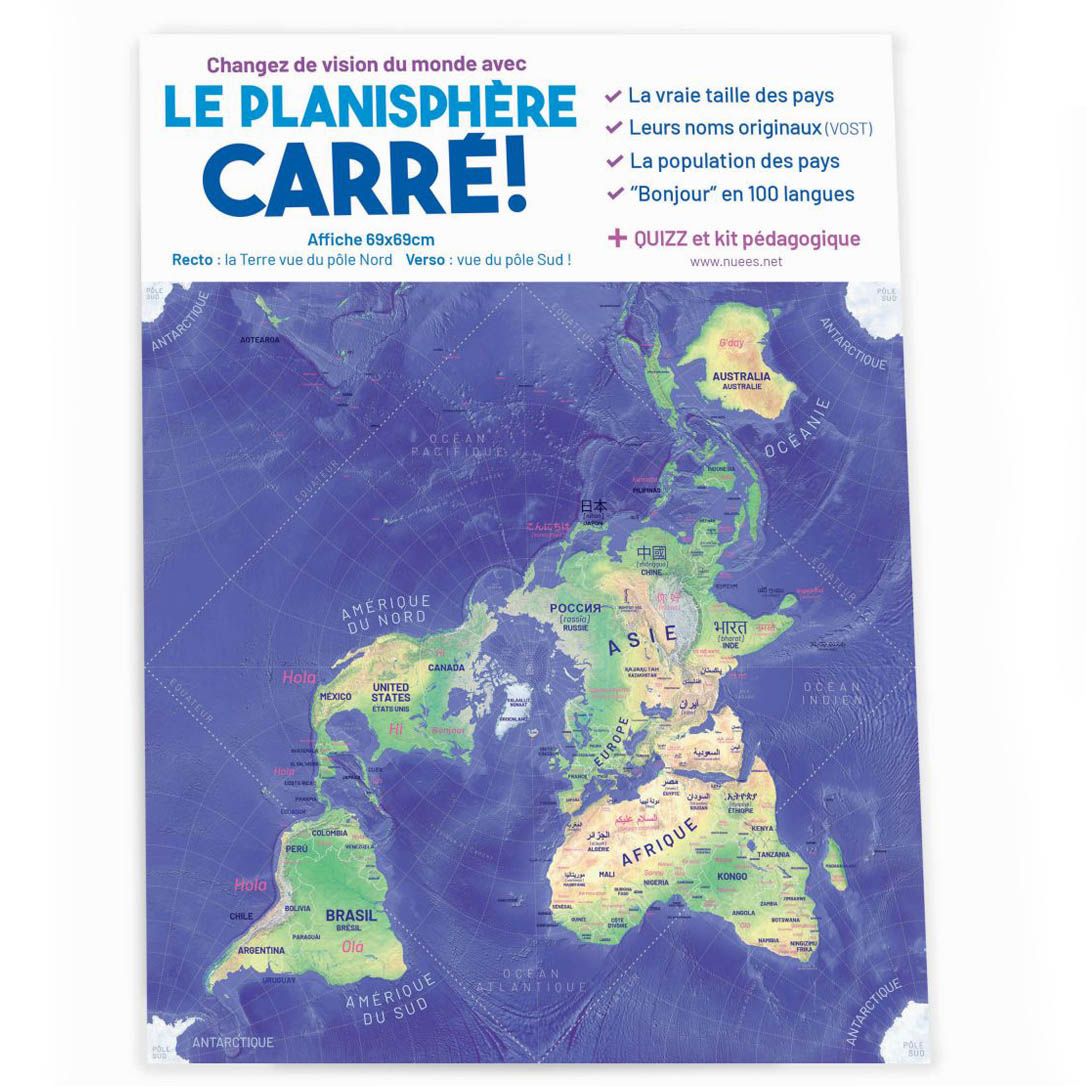 Planisphère Carré (format 69x92cm)