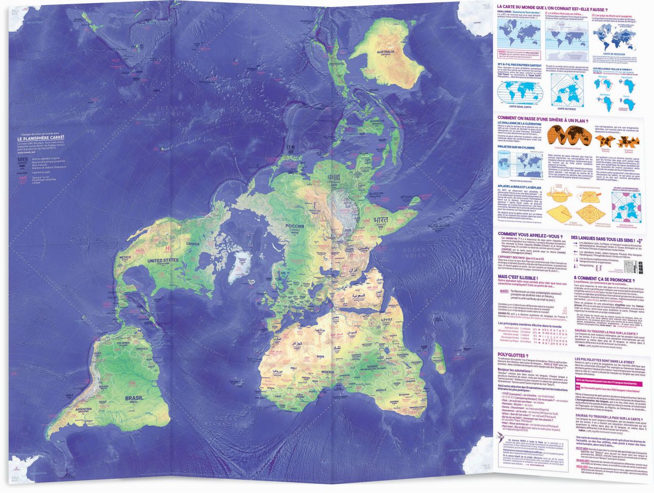 Planisphère Carré (format 69x92cm) – Image 4