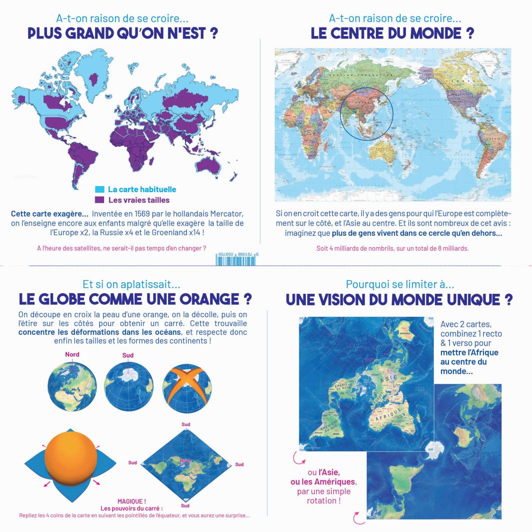 MINI planisphère (format A3, carte 30x30cm) – Image 3